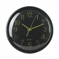 Grossiste. Horloge silencieuse 35 cm noire et cuivrée