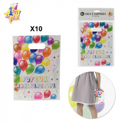 Grossiste. Sac anniversaire souple x 10