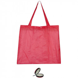 Grossiste et fournisseur. Sac de shopping pliable rouge