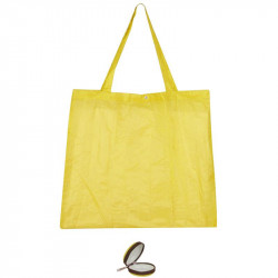 Grossiste et fournisseur. Sac de shopping pliable jaune