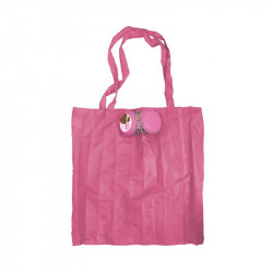 Grossiste et fournisseur. Sac de shopping pliable rose