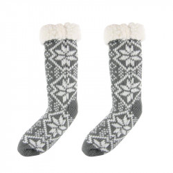 Grossiste et fournisseur. Chaussettes de femme pour l'hiver grises