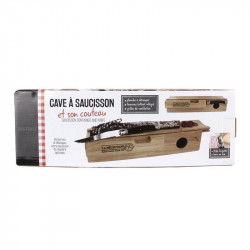 Grossiste. Cave à saucisson et son couteau