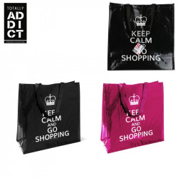 Grossiste. Sac de shopping "Keep Calm and go shopping"