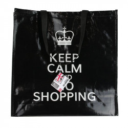 Grossiste. Sac de shopping "Keep Calm and go shopping"