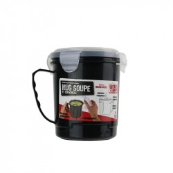 Grossiste. Bol à soupe spécial transport 63 cl noir.