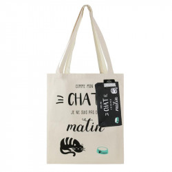 Grossiste. Sac et pochette spécial chat en coton