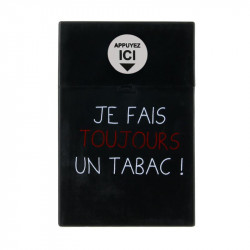 Grossiste. Etui à cigarettes noir