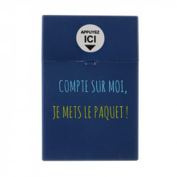 Grossiste. Etui à cigarettes bleu