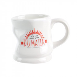 Grossiste. Mug déformé avec message humoristique blanc