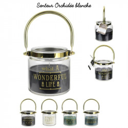 Small lantern scented candle