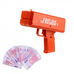 Grossiste. Pistolet distributeur de billets rouge