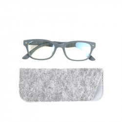Grossiste. Lunettes spécial écran grises avec étui