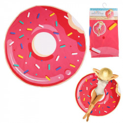 Grossiste. Serviette de plage de 150 cm au design donuts