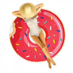 Donut shape beach towel -...