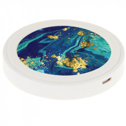 White wireless charger -...