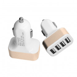 4-port USB car charger