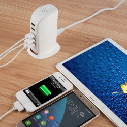 5A 5-Port USB charger with...