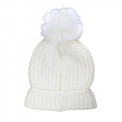 Grossiste. Bonnet avec un gros pompon blanc