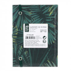 Grossiste. Carnet de notes Natural way of life vert