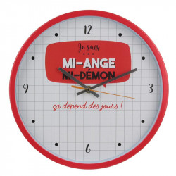 Grossiste. Horloge silencieuse rouge