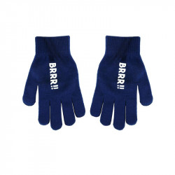 Grossiste. Gants à messages femme pour l'hiver bleu foncé