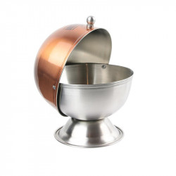 Grossiste. Sucrier Barista cuivre en inox