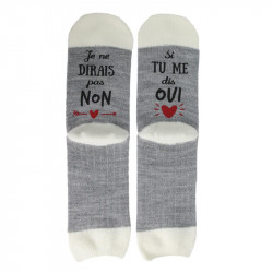 Grossiste. Chaussettes à messages pour adultes