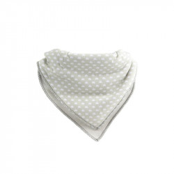 Grossiste. Bavoir bandana gris x 2