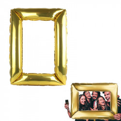 Inflatable photo frame