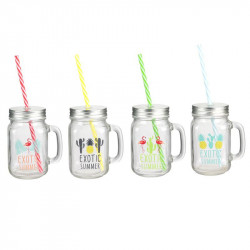 Mojito Mason jar set of 4