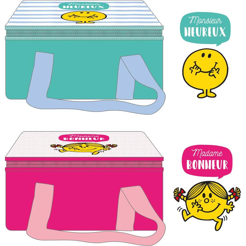 Grossiste. Lunch bag fraîcheur Monsieur et Madame