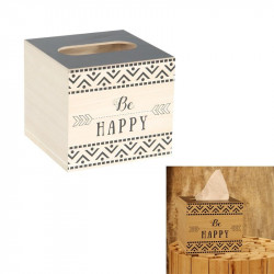 Square tissue box cover