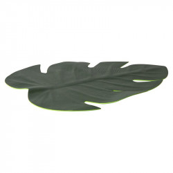 Artificial palm leave placemat