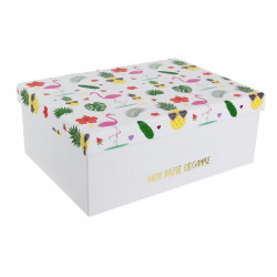 Flamingo storage box x3