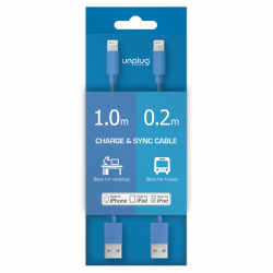 Câble usb/lightning 0.2m et...
