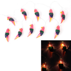 Grossiste. Guirlande lumineuse multicolore à LED au design toucan