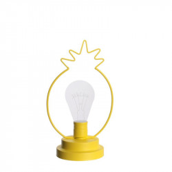 Grossiste. Décoration lumineuse à LED spécial ananas jaune en acrylique au design exotique