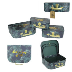 Grossiste valisette de rangement Natural Life x 3