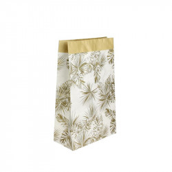 Grossiste sac en papier Natural Life - 45x13x28 cm blanc