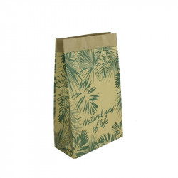Grossiste sac en papier Natural Life - 45x13x28 cm beige