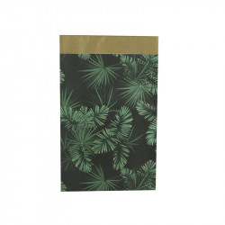 Grossiste sac en papier Natural Life - 45x13x28 cm vert