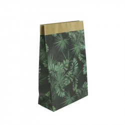Grossiste sac en papier Natural Life - 45x13x28 cm vert