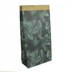 Grossiste sac en papier Natural Life 65x16x32 cm vert