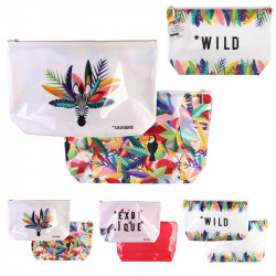 PVC Exotic travel pouch en PVC