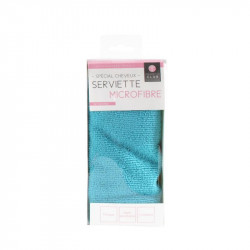 Grossiste et fournisseur. Serviette microfibre cheveux bleue