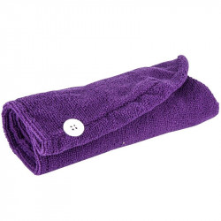 Grossiste et fournisseur. Serviette microfibre cheveux violette