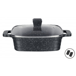 Sauteuse aluminium carrée...
