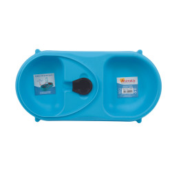 Grossiste Gamelle double plastique - bleue