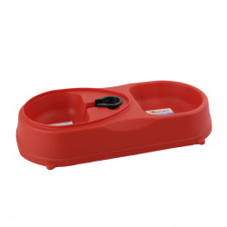 Grossiste Gamelle double plastique - rouge